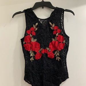Lace Rose Bodysuit